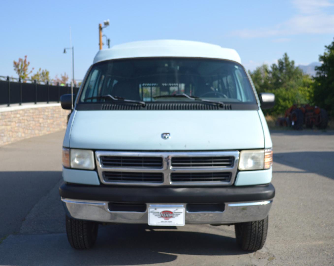 1997 Blue Dodge Ram Wagon B3500 (2B5WB35Z8VK) with an 5.9L V8 OHV 16V engine, 4-Speed Automatic Overdrive transmission, located at 450 N Russell, Missoula, MT, 59801, (406) 543-6600, 46.874496, -114.017433 - Only 86K Miles. Has a Hydraulic Wheel Chair Lift in the back. Seats 9 Total. Front and Rear Air Conditioning and Heat. Automatic Transmission. This vehicle is more then 20 years old and is not eligible for lending through our finance companies. - Photo#3