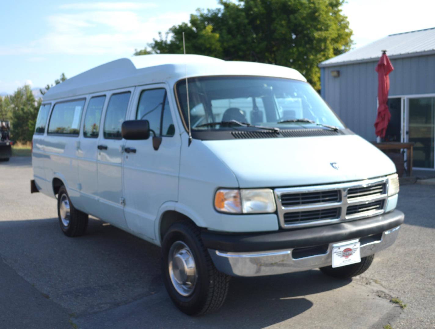 1997 Blue Dodge Ram Wagon B3500 (2B5WB35Z8VK) with an 5.9L V8 OHV 16V engine, 4-Speed Automatic Overdrive transmission, located at 450 N Russell, Missoula, MT, 59801, (406) 543-6600, 46.874496, -114.017433 - Only 86K Miles. Has a Hydraulic Wheel Chair Lift in the back. Seats 9 Total. Front and Rear Air Conditioning and Heat. Automatic Transmission. This vehicle is more then 20 years old and is not eligible for lending through our finance companies. - Photo#4