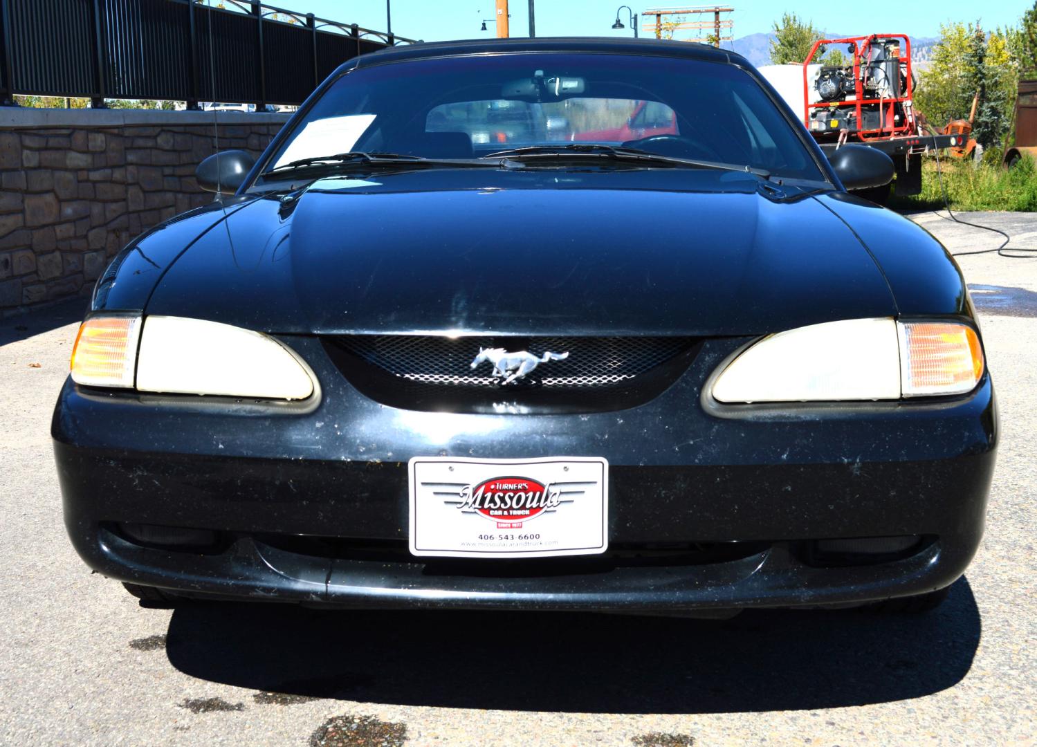 1998 Black Ford Mustang GT Convertible (1FAFP45X0WF) with an 4.6L V8 SOHC 16V engine, Automatic transmission, located at 450 N Russell, Missoula, MT, 59801, (406) 543-6600, 46.874496, -114.017433 - Brand New Convertible Top goes up and down great. Automatic Transmission. Air. Cruise. Tilt. This vehicle is more then 20 years old and is not eligible for lending through our finance companies. - Photo#9