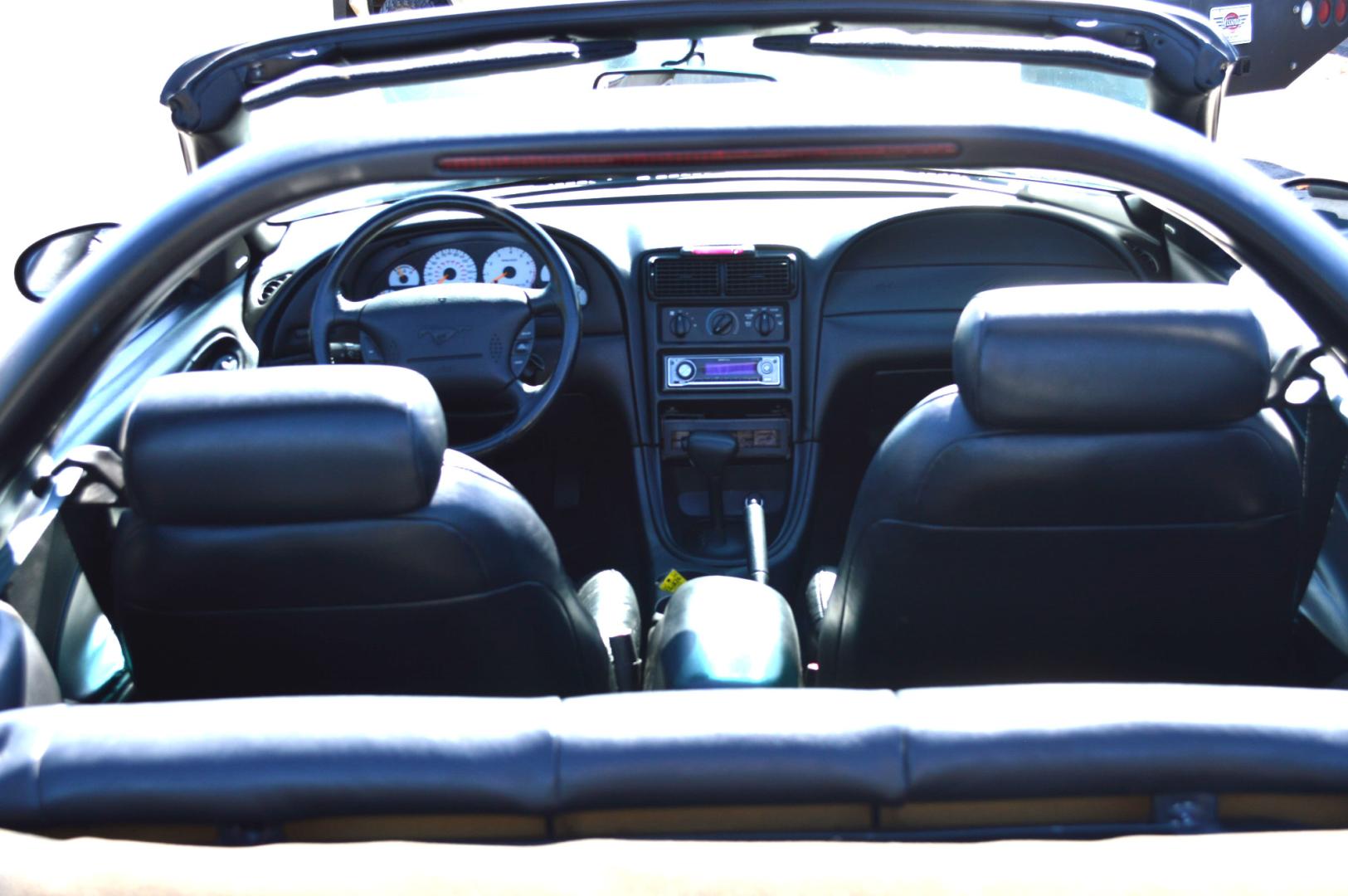 1998 Black Ford Mustang GT Convertible (1FAFP45X0WF) with an 4.6L V8 SOHC 16V engine, Automatic transmission, located at 450 N Russell, Missoula, MT, 59801, (406) 543-6600, 46.874496, -114.017433 - Photo#11