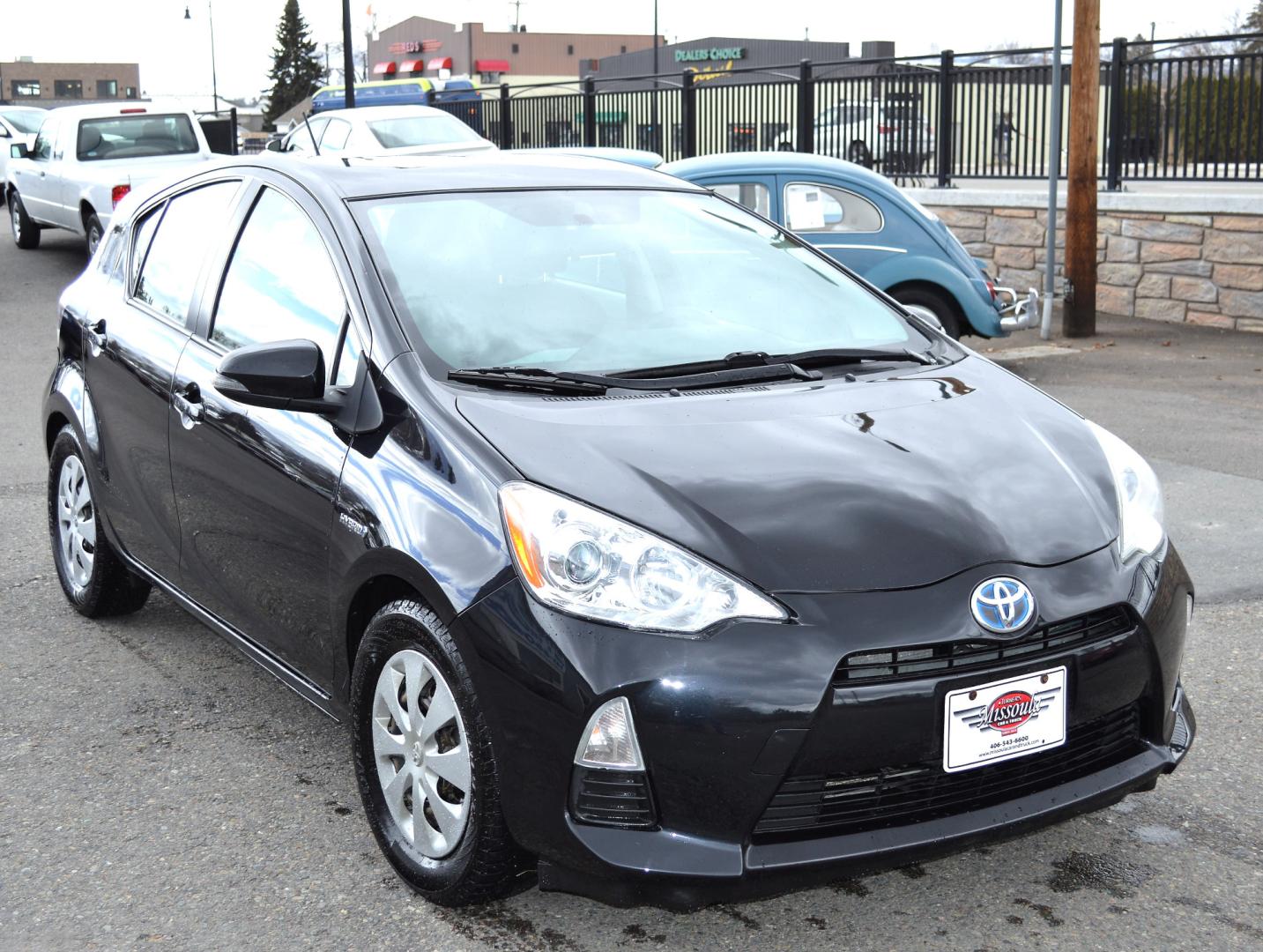 2012 Black Toyota Prius c One (JTDKDTB31C1) with an 1.5L L4 DOHC 16V HYBRID engine, Continuously Variable Transmission transmission, located at 450 N Russell, Missoula, MT, 59801, (406) 543-6600, 46.874496, -114.017433 - Nice Little Hybrid. Great Fuel Economy. Air. Cruise. Tilt. Bluetooth. Power Windows and Locks. - Photo#3