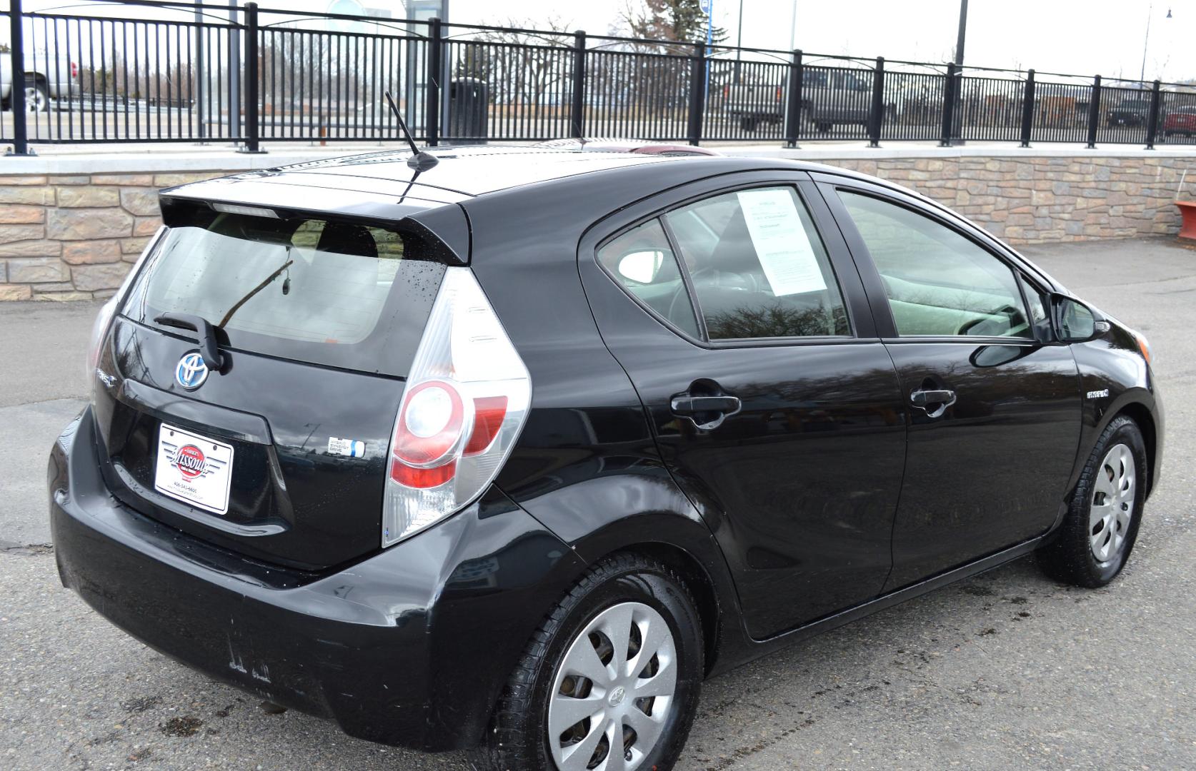 2012 Black Toyota Prius c One (JTDKDTB31C1) with an 1.5L L4 DOHC 16V HYBRID engine, Continuously Variable Transmission transmission, located at 450 N Russell, Missoula, MT, 59801, (406) 543-6600, 46.874496, -114.017433 - Nice Little Hybrid. Great Fuel Economy. Air. Cruise. Tilt. Bluetooth. Power Windows and Locks. - Photo#5