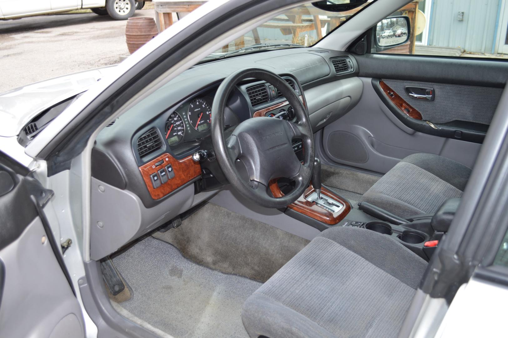 2004 Silver Subaru Outback Wagon w/All-weather Package (4S3BH675X47) with an 2.5L H4 SOHC 16V engine, Automatic transmission, located at 450 N Russell, Missoula, MT, 59801, (406) 543-6600, 46.874496, -114.017433 - $3349 just spent on New Timing Belt, Water Pump, Head Gasket.etc.!! Heated Seats. Automatic Transmission. Air. Cruise. Tilt. Power Windows. - Photo#15