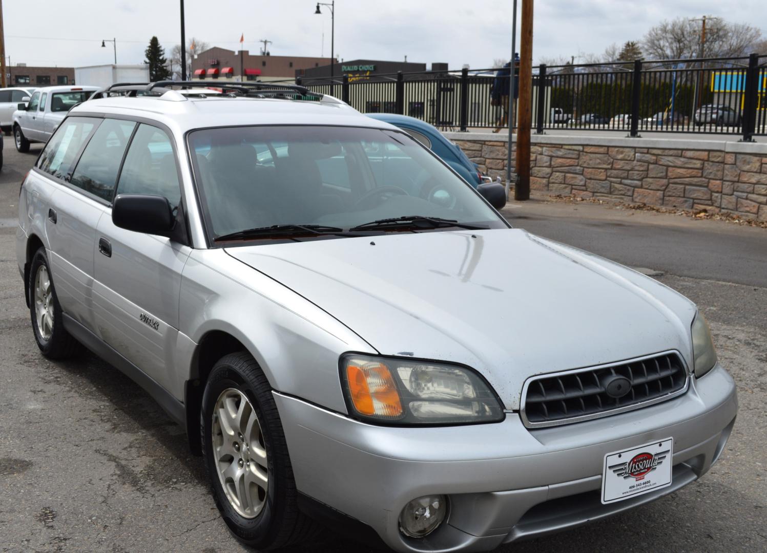 2004 Silver Subaru Outback Wagon w/All-weather Package (4S3BH675X47) with an 2.5L H4 SOHC 16V engine, Automatic transmission, located at 450 N Russell, Missoula, MT, 59801, (406) 543-6600, 46.874496, -114.017433 - $3349 just spent on New Timing Belt, Water Pump, Head Gasket.etc.!! Heated Seats. Automatic Transmission. Air. Cruise. Tilt. Power Windows. - Photo#3