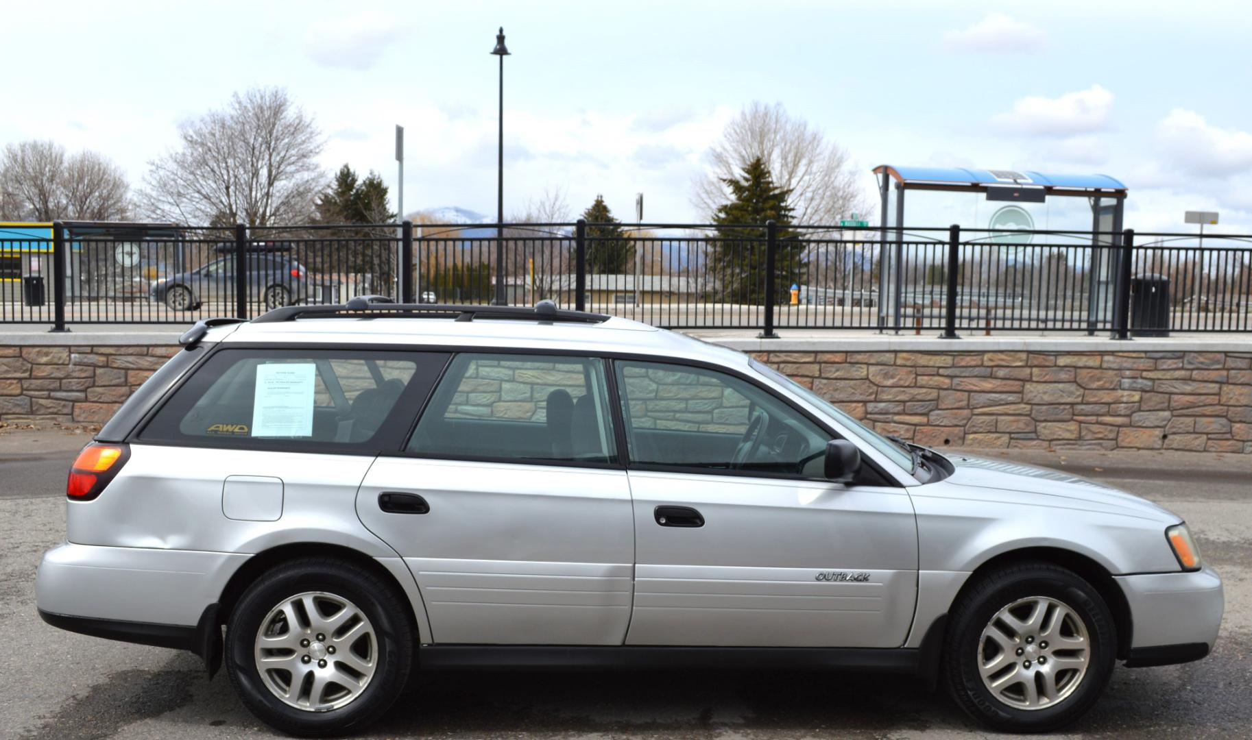 2004 Silver Subaru Outback Wagon w/All-weather Package (4S3BH675X47) with an 2.5L H4 SOHC 16V engine, Automatic transmission, located at 450 N Russell, Missoula, MT, 59801, (406) 543-6600, 46.874496, -114.017433 - $3349 just spent on New Timing Belt, Water Pump, Head Gasket.etc.!! Heated Seats. Automatic Transmission. Air. Cruise. Tilt. Power Windows. - Photo#4