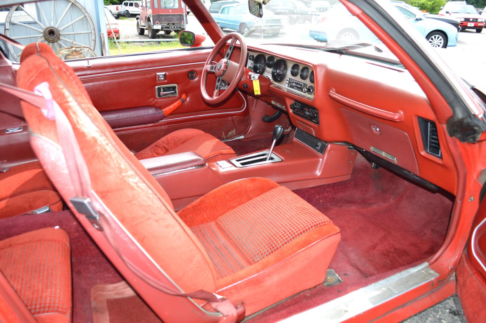 1980 Red Pontiac Trans Am (2W87TAL1477) with an 4.9 Liter Turbo V8 engine, Automatic transmission, located at 450 N Russell, Missoula, MT, 59801, (406) 543-6600, 46.874496, -114.017433 - Classic Trans Am with the Original 4.9L Turbo Engine. Interior Looks Great. Runs Amazing. This vehicle is more then 20 years old and is not eligible for lending through our finance companies. - Photo#10