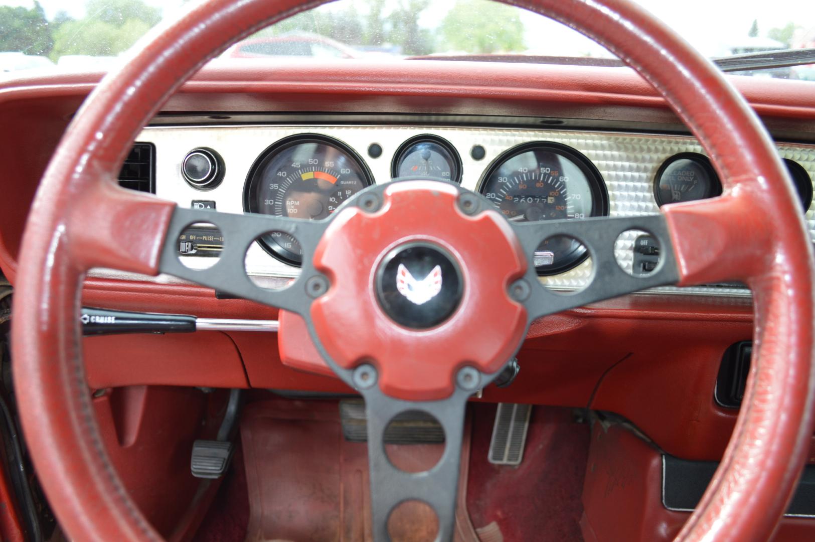 1980 Red Pontiac Trans Am (2W87TAL1477) with an 4.9 Liter Turbo V8 engine, Automatic transmission, located at 450 N Russell, Missoula, MT, 59801, (406) 543-6600, 46.874496, -114.017433 - Classic Trans Am with the Original 4.9L Turbo Engine. Interior Looks Great. Runs Amazing. This vehicle is more then 20 years old and is not eligible for lending through our finance companies. - Photo#12