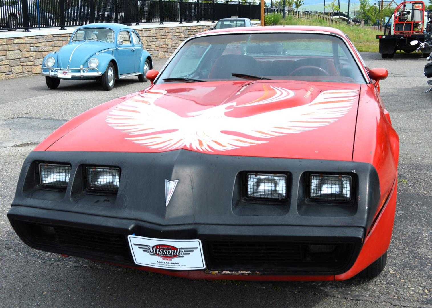 1980 Red Pontiac Trans Am (2W87TAL1477) with an 4.9 Liter Turbo V8 engine, Automatic transmission, located at 450 N Russell, Missoula, MT, 59801, (406) 543-6600, 46.874496, -114.017433 - Classic Trans Am with the Original 4.9L Turbo Engine. Interior Looks Great. Runs Amazing. This vehicle is more then 20 years old and is not eligible for lending through our finance companies. - Photo#2