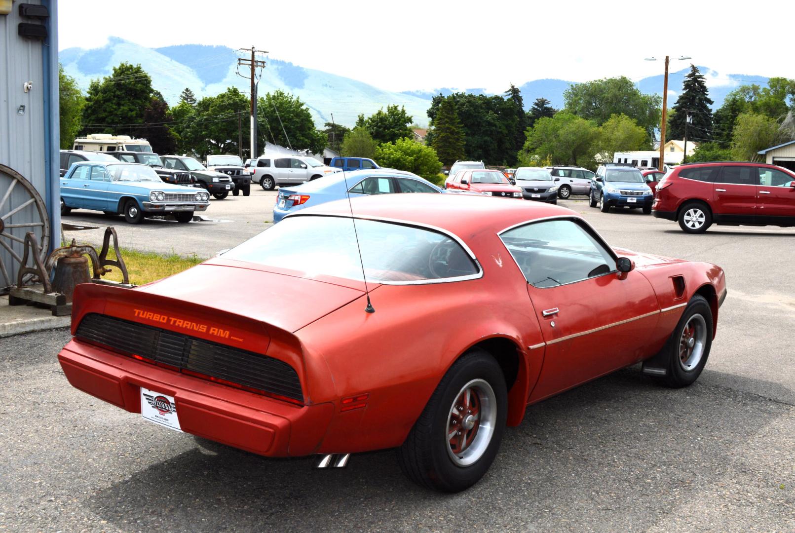 1980 Red Pontiac Trans Am (2W87TAL1477) with an 4.9 Liter Turbo V8 engine, Automatic transmission, located at 450 N Russell, Missoula, MT, 59801, (406) 543-6600, 46.874496, -114.017433 - Classic Trans Am with the Original 4.9L Turbo Engine. Interior Looks Great. Runs Amazing. This vehicle is more then 20 years old and is not eligible for lending through our finance companies. - Photo#3