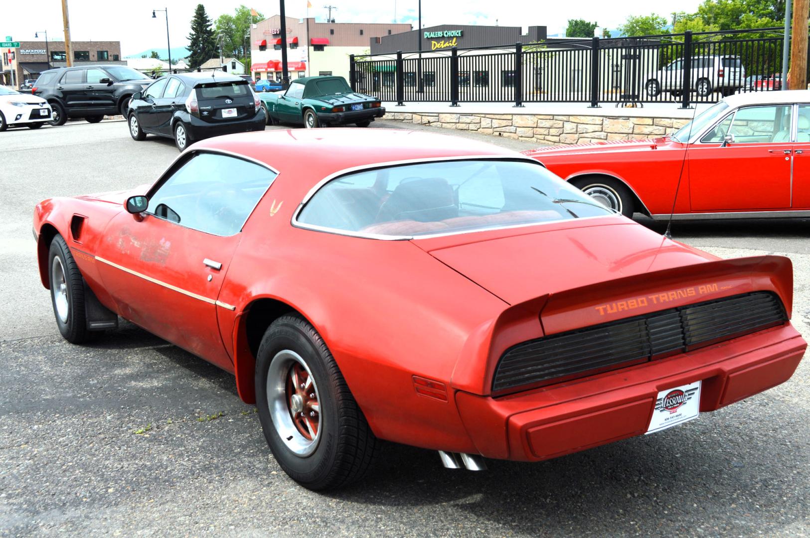 1980 Red Pontiac Trans Am (2W87TAL1477) with an 4.9 Liter Turbo V8 engine, Automatic transmission, located at 450 N Russell, Missoula, MT, 59801, (406) 543-6600, 46.874496, -114.017433 - Classic Trans Am with the Original 4.9L Turbo Engine. Interior Looks Great. Runs Amazing. This vehicle is more then 20 years old and is not eligible for lending through our finance companies. - Photo#5