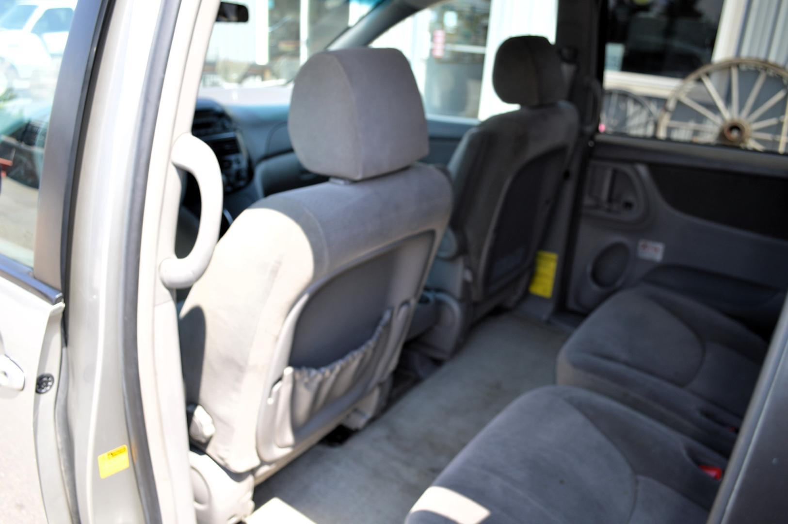 2004 Silver Toyota Sienna LE - 7 Passenger (5TDZA23C04S) with an 3.3L V6 DOHC 24V engine, 5-Speed Automatic Overdrive transmission, located at 450 N Russell, Missoula, MT, 59801, (406) 543-6600, 46.874496, -114.017433 - 3rd Row Seating. Rear Entertainment. Air. Cruise. Tilt. Power Windows. - Photo#13