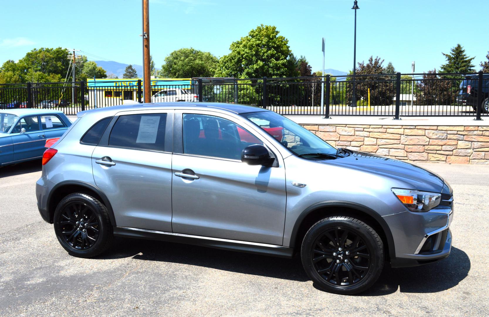 2018 Grey /Black Mitsubishi Outlander Sport 2.0 ES CVT (JA4AP3AU2JZ) with an 2.0L L4 DOHC 16V engine, CVT transmission, located at 450 N Russell, Missoula, MT, 59801, (406) 543-6600, 46.874496, -114.017433 - Photo#4