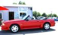 1991 Red /Black Ford Mustang GT convertible (1FACP45E3MF) with an 5.0L V8 OHV 16V engine, Automatic transmission, located at 450 N Russell, Missoula, MT, 59801, (406) 543-6600, 46.874496, -114.017433 - Nice little Convertible. Under 75K Original Miles. Power Windows. Air Conditioning. Lumbar Support. Cruise Control. AM/FM Cassette. Rear window needs resealed to the convertible top. This vehicle is more then 20 years old and is not eligible for lending through our finance companies. - Photo#2