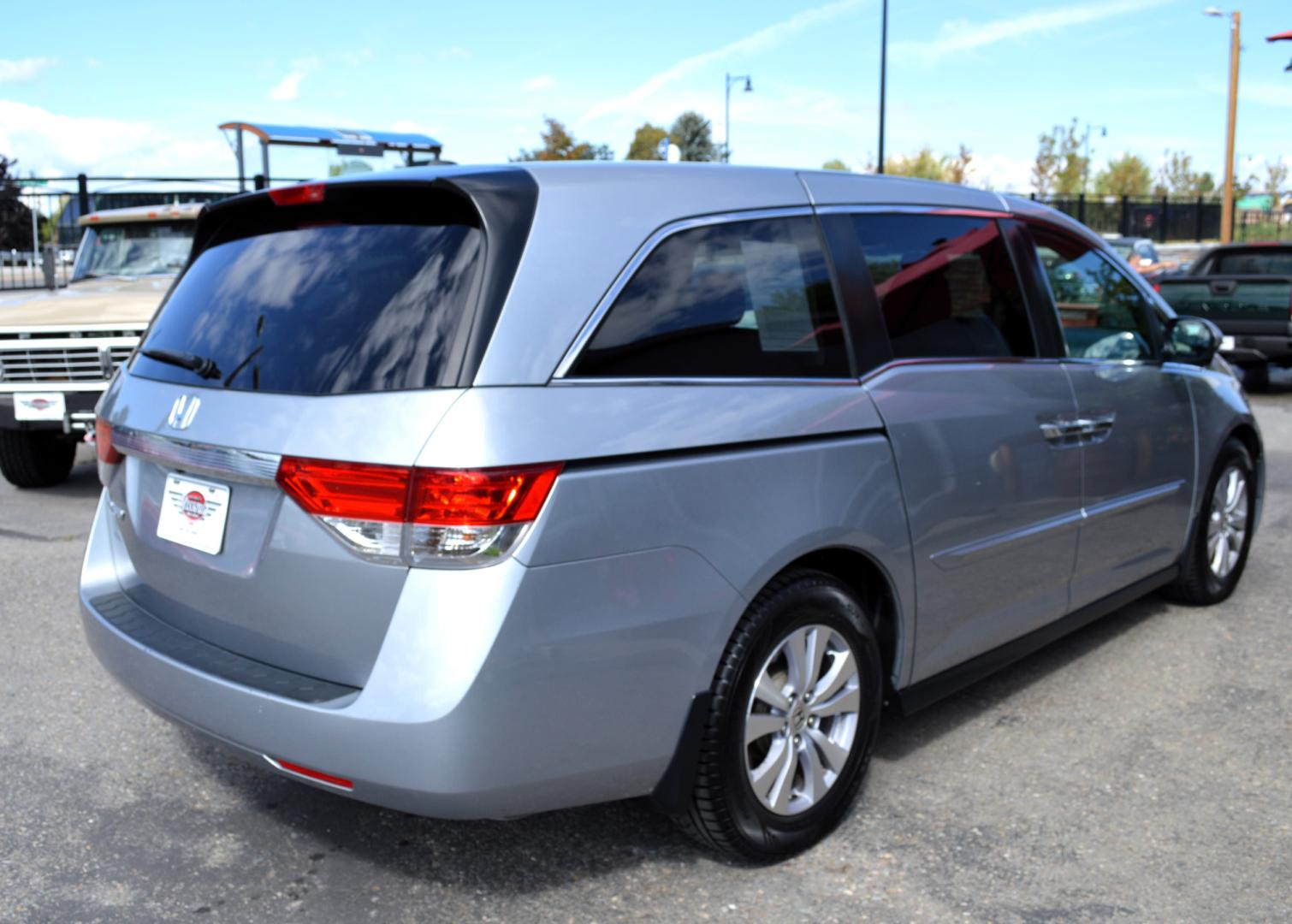 2016 Silver Honda Odyssey EX-L (5FNRL5H6XGB) with an 3.5L V6 SOHC 24V engine, 6A transmission, located at 450 N Russell, Missoula, MT, 59801, (406) 543-6600, 46.874496, -114.017433 - Beautiful Van. Brand NEW Timing Belt. 6 Speed Automatic Transmission. Power Sunroof. 3rd Row Seating. Power Sliding Side Doors. Air. Cruise. Tilt. Power Leather Seats. Stow and Go Rear Seats. - Photo#5