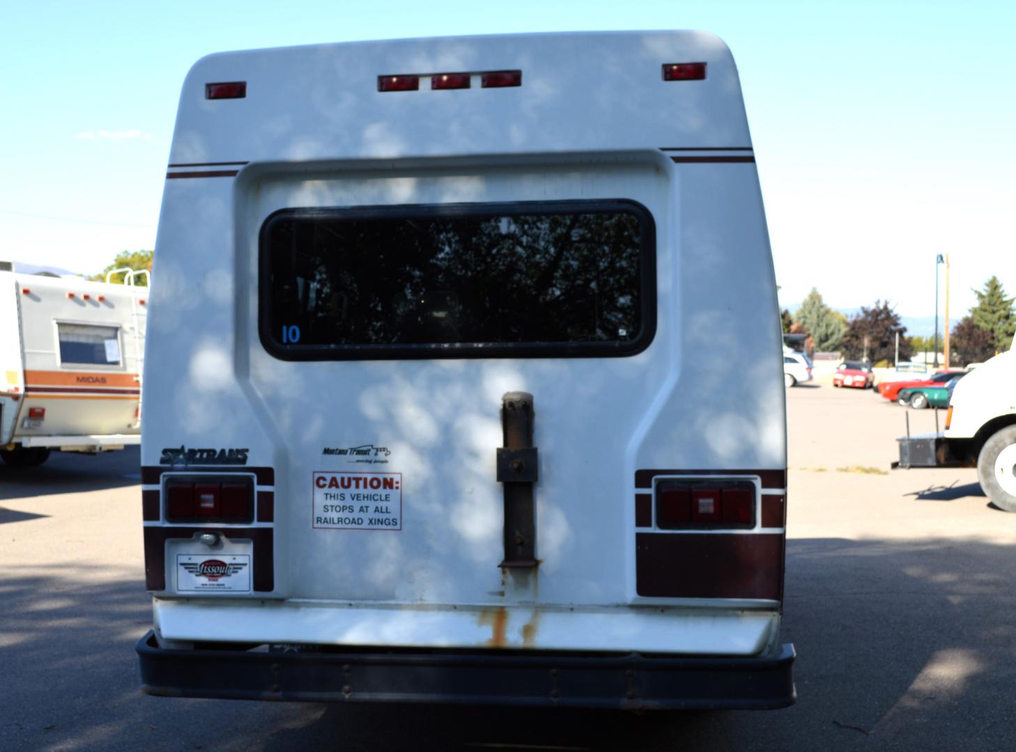 1998 White Chevrolet Express G3500 (1GBJG31J4W1) with an 7.4L V8 OHV 16V engine, 4-Speed Automatic Overdrive transmission, located at 450 N Russell, Missoula, MT, 59801, (406) 543-6600, 46.874496, -114.017433 - Great running Handi-Cap Mini Bus on Chevy 1 Ton Dually. Hydraulic Wheel Chair Lift. Rear Seats fold up out of the way for more room. Front and Rear Air Conditioning. This vehicle is more then 20 years old and is not eligible for lending through our finance companies. - Photo#3