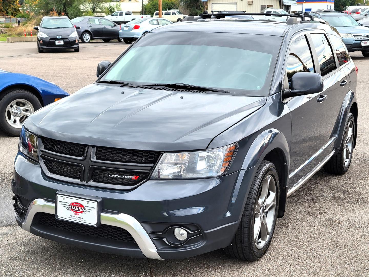 2018 Charcoal /Black Dodge Journey Crossroad AWD (3C4PDDGG7JT) with an 3.6L V6 DOHC 24V engine, 6A transmission, located at 450 N Russell, Missoula, MT, 59801, (406) 543-6600, 46.874496, -114.017433 - Nice AWD SUV. 3rd Row Seating. Front and Rear Climate Control. Heated Leather Seats. Heated Steering Wheel. Touch Screen. Bluetooth. AM FM CD. Backup Camera. Air. Cruise. Tilt. Steering Wheel Controls. Remote Start. - Photo#2