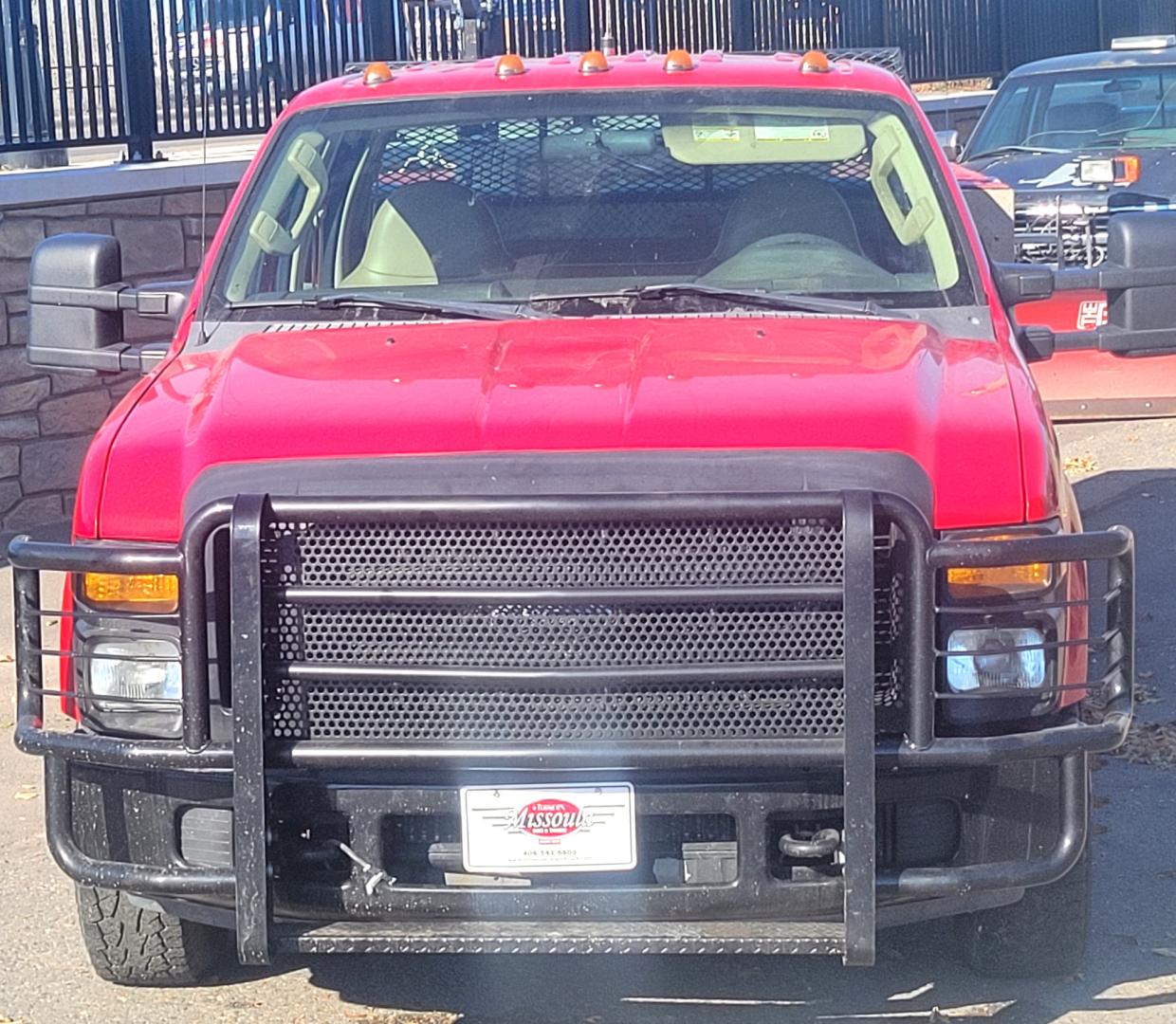 2008 Red Ford F-350 SD Lariat Crew Cab DRW 2WD (1FDWW36R48E) with an 6.4L V8 OHV 32V TURBO DIESEL engine, 5 Speed Automatic transmission, located at 450 N Russell, Missoula, MT, 59801, (406) 543-6600, 46.874496, -114.017433 - One Ton Dually. 2WD. Automatic Transmission. Air Conditioning. Utility Box with Electric Hoist. Only 137K Miles - Photo#3