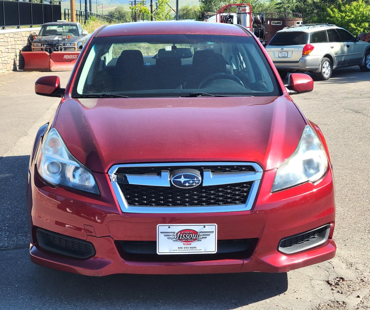 2013 Red /Tan Subaru Legacy 2.5 Premium (4S3BMBC6XD3) with an 2.5L H4 engine, Automatic transmission, located at 450 N Russell, Missoula, MT, 59801, (406) 543-6600, 46.874496, -114.017433 - Great running Suby. 2.5L H4 Engine. Automatic Transmission. Heated Seats. Power drivers Seat. Air. Cruise. Tilt. Power Windows and Locks. AM FM XM Cd Player. Small dent in Drivers door. - Photo#5