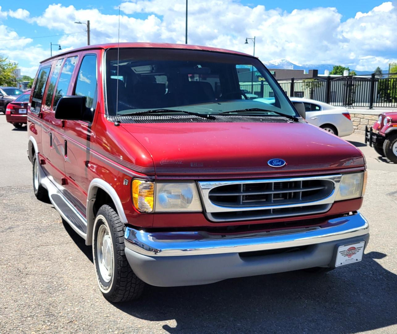 1997 Red /Tan Ford Econoline Mark III LE (1FDEE14L0VH) with an 5.4L V8 engine, Automatic transmission, located at 450 N Russell, Missoula, MT, 59801, (406) 543-6600, 46.874496, -114.017433 - Local Consignment. Very Clean. 5.4L V8 Engine. Automatic Transmission. Rear Wheel Drive. Air. Cruise. Tilt. AM FM Cassette with Cd Changer. Because of the age of this vehicle, financing is NOT available. - Photo#3