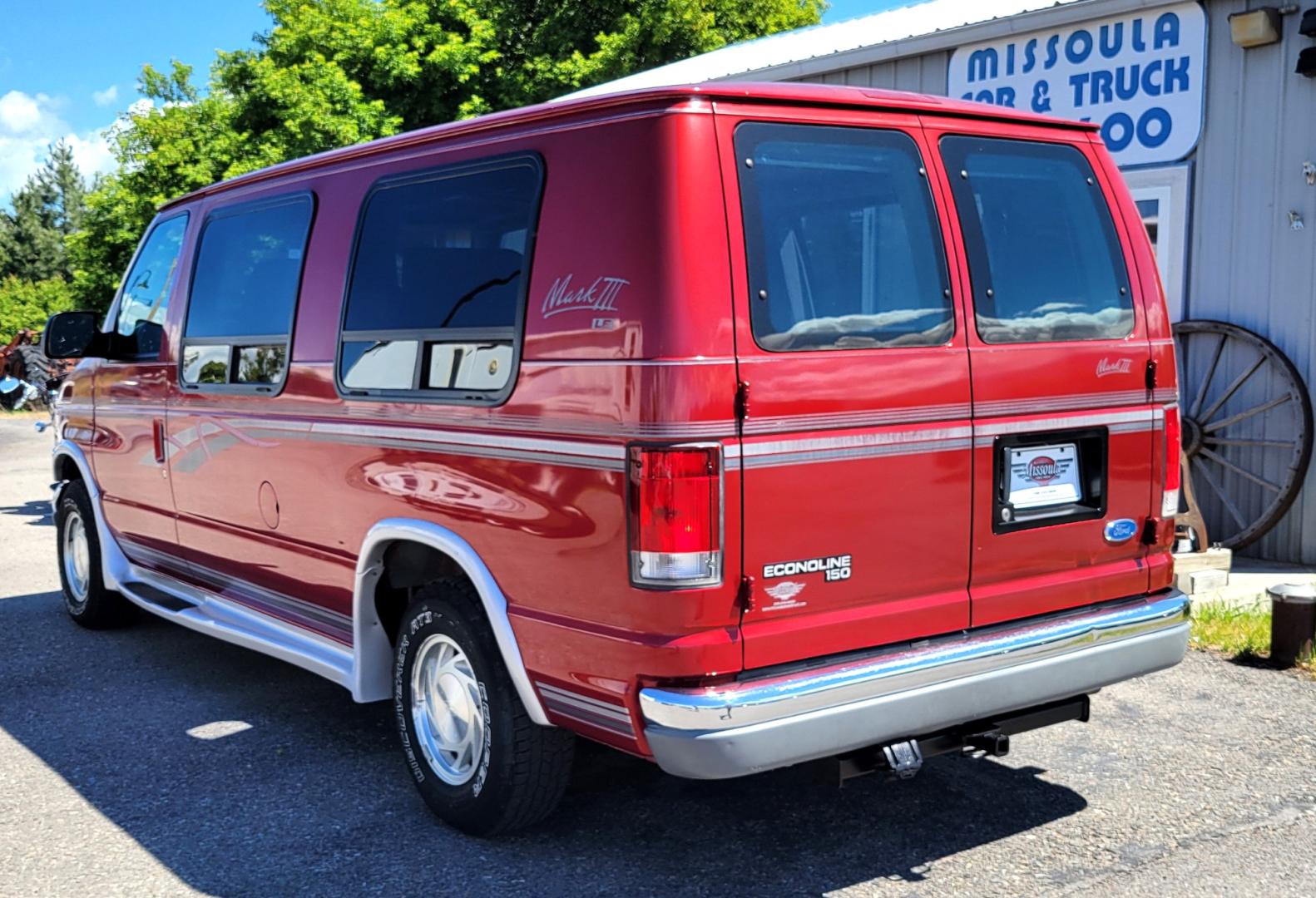 1997 Red /Tan Ford Econoline Mark III LE (1FDEE14L0VH) with an 5.4L V8 engine, Automatic transmission, located at 450 N Russell, Missoula, MT, 59801, (406) 543-6600, 46.874496, -114.017433 - Local Consignment. Very Clean. 5.4L V8 Engine. Automatic Transmission. Rear Wheel Drive. Air. Cruise. Tilt. AM FM Cassette with Cd Changer. Because of the age of this vehicle, financing is NOT available. - Photo#7