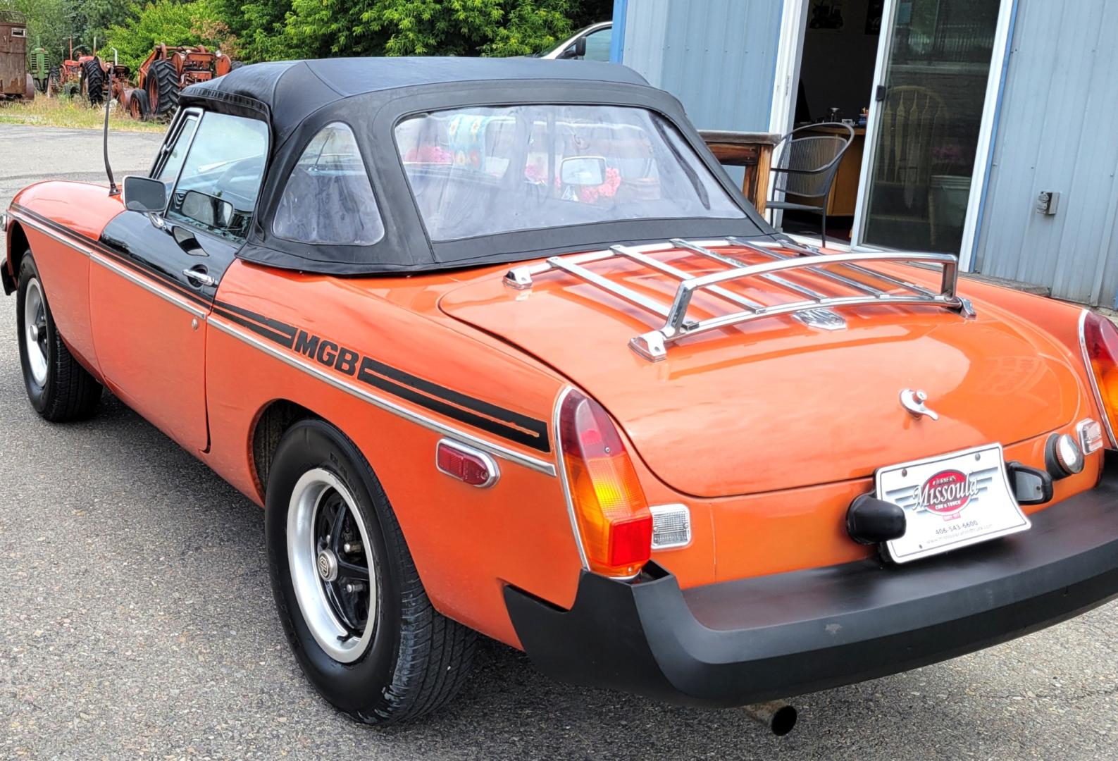 1979 Orange /Black MG Midget (FLA9L489955) with an 1.5L I4 engine, 4 Speed Manual transmission, located at 450 N Russell, Missoula, MT, 59801, (406) 543-6600, 46.874496, -114.017433 - Cute little Convertible. Runs well. 4 Speed manual Transmission. Body is very straight. Because of age. Financing is NOT Available. - Photo#7