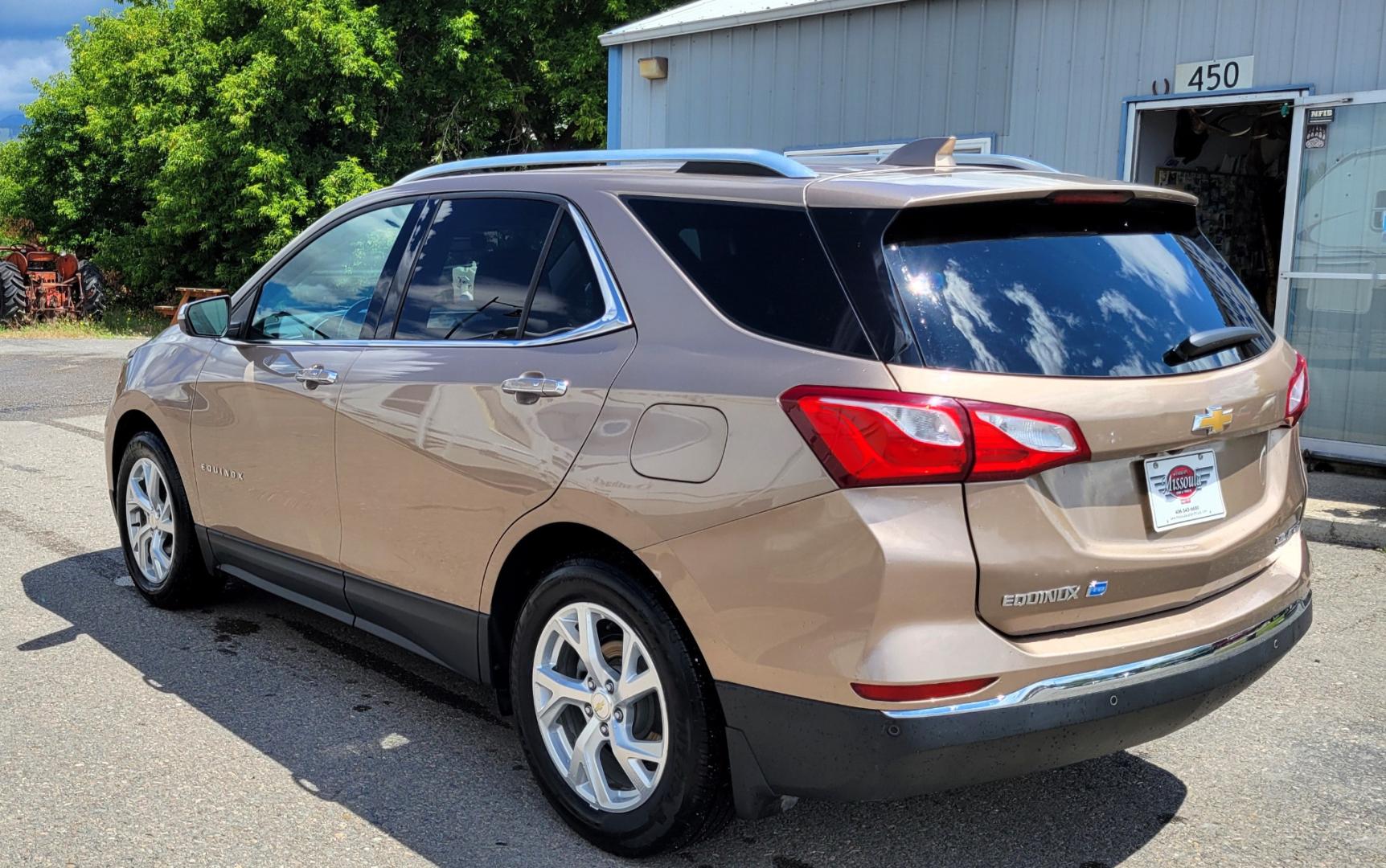 2018 Gold /Black Chevrolet Equinox Premium (3GNAXXEU8JL) with an 1.6L I4 engine, 6 Speed Auto transmission, located at 450 N Russell, Missoula, MT, 59801, (406) 543-6600, 46.874496, -114.017433 - Incredible hard to find AWD Diesel SUV. 1.6 I4 Engine. 6 Speed Automatic Transmission. Heated Leather Seats. Power Drivers Seat. Air Cruise Tilt. Power Windows and Locks. Bluetooth. backup Camera. Navigation. - Photo#1