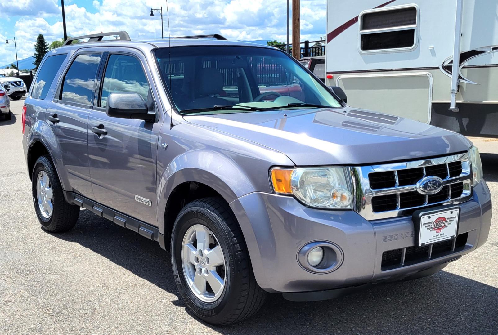 2008 Grey /Tan Ford Escape (1FMCU93138K) with an 3.0L V6 engine, 4 Speed Automatic transmission, located at 450 N Russell, Missoula, MT, 59801, (406) 543-6600, 46.874496, -114.017433 - Photo#3