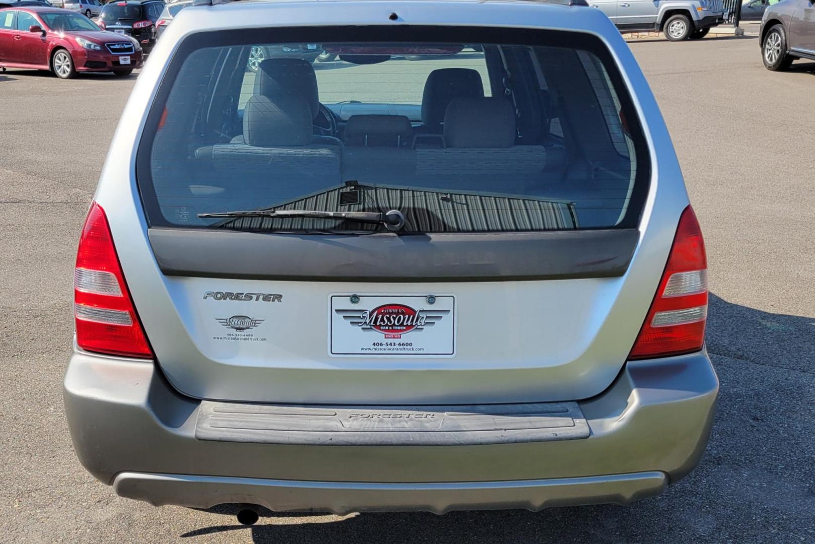 2003 Silver /Gray Subaru Forester 2.5 XS (JF1SG65633H) with an 2.5L H4 SOHC 16V engine, 4-Speed Automatic Overdrive transmission, located at 450 N Russell, Missoula, MT, 59801, (406) 543-6600, 46.874496, -114.017433 - Photo#5