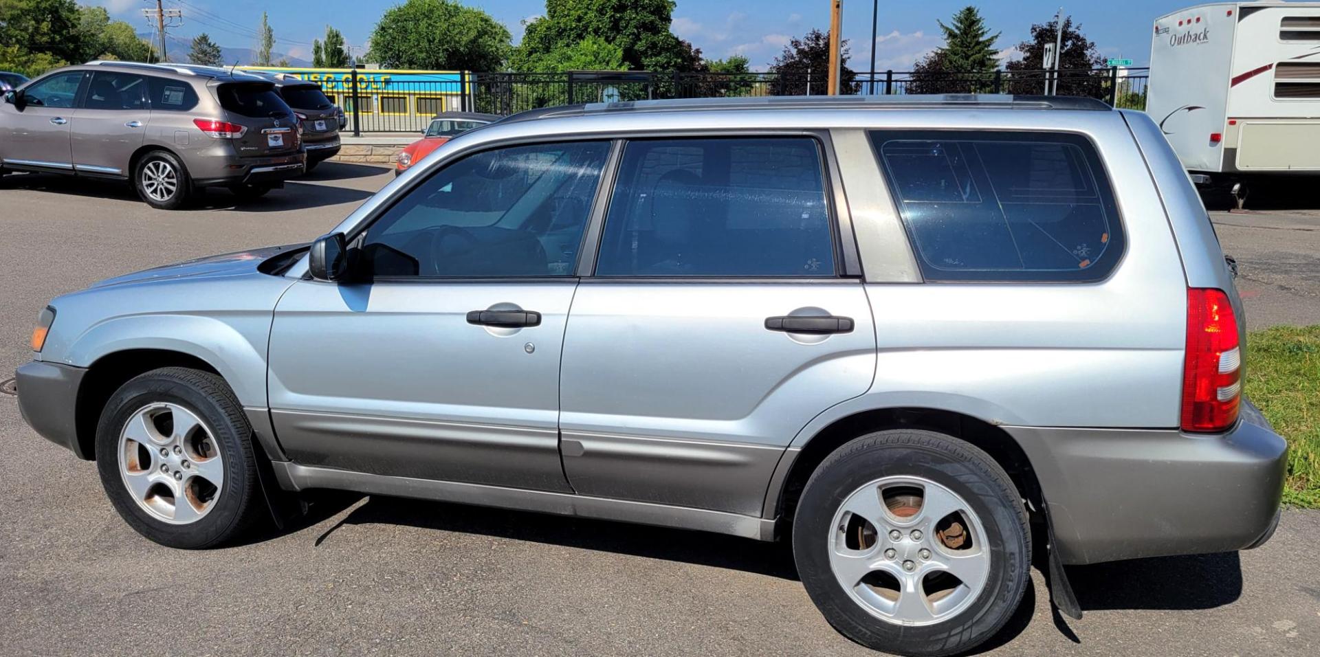 2003 Silver /Gray Subaru Forester 2.5 XS (JF1SG65633H) with an 2.5L H4 SOHC 16V engine, 4-Speed Automatic Overdrive transmission, located at 450 N Russell, Missoula, MT, 59801, (406) 543-6600, 46.874496, -114.017433 - Photo#7