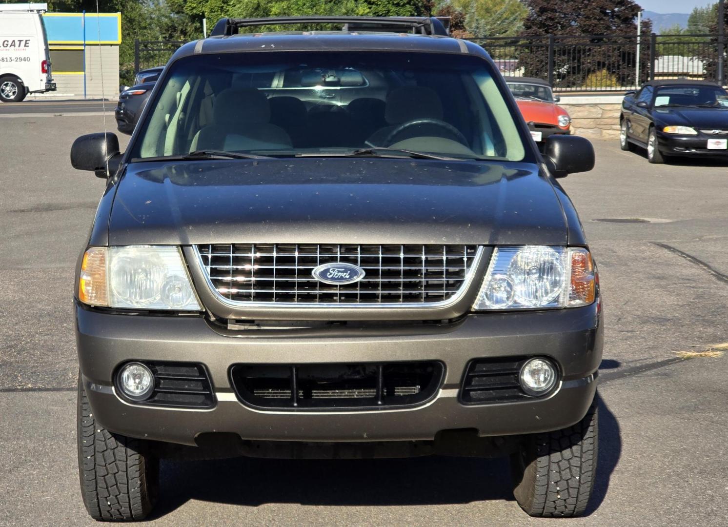 2005 Grey /Gray Ford Explorer XLT 4.0L 4WD (1FMZU73K95U) with an 4.0L V6 SOHC 12V FFV engine, 5-Speed Automatic Overdrive transmission, located at 450 N Russell, Missoula, MT, 59801, (406) 543-6600, 46.874496, -114.017433 - Good running 4WD SUV. 4.0 V6 Engine. Automatic Transmission. 3rd Row seating. Air Cruise Tilt. Power Windows and Locks. All works. Airbag was deployed at one point so there is an airbag light on. 4WD works well. Seems solid. New tires. I know its a little rough but it's well worth the price for a ru - Photo#2