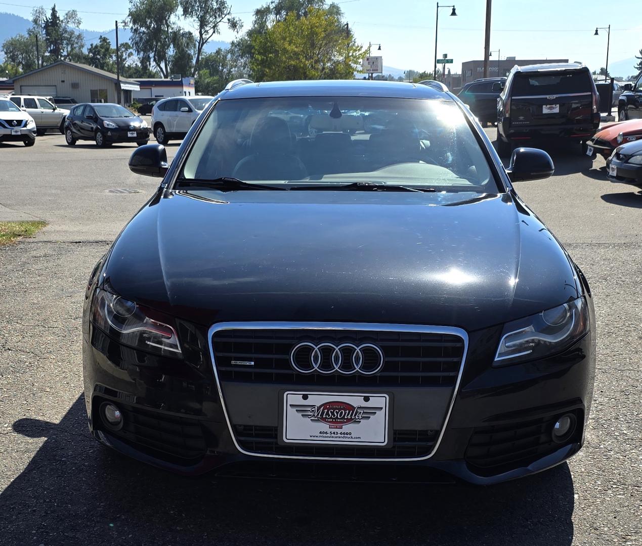 2009 Black /Black Audi A4 Avant 2.0 T quattro Premium Package (WAUGF78K59A) with an 2.0L L4 DOHC 16V TURBO engine, 6-Speed Manual transmission, located at 450 N Russell, Missoula, MT, 59801, (406) 543-6600, 46.874496, -114.017433 - Beautiful Audi Wago . 2.0L I4. Automatic Transmission. AWD. Power Sunroof. Air. Cruise. Tilt. Leather Heated Seats. Power Windows and Locks. AM FM Sat Cd Player, - Photo#2