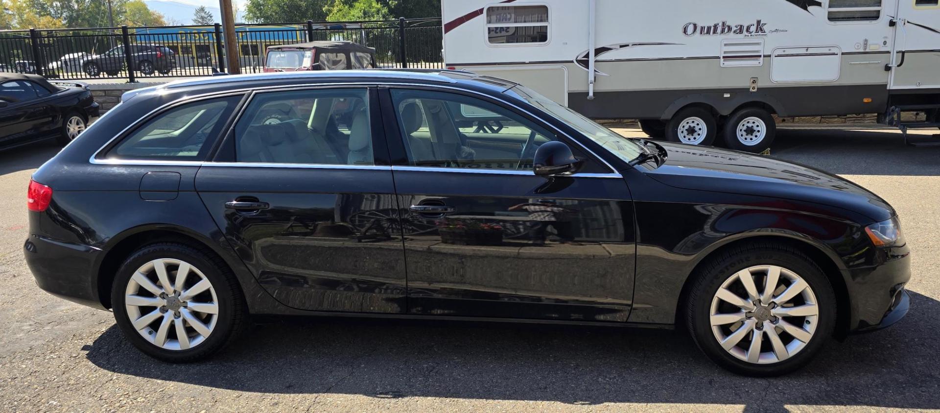 2009 Black /Black Audi A4 Avant 2.0 T quattro Premium Package (WAUGF78K59A) with an 2.0L L4 DOHC 16V TURBO engine, 6-Speed Manual transmission, located at 450 N Russell, Missoula, MT, 59801, (406) 543-6600, 46.874496, -114.017433 - Beautiful Audi Wago . 2.0L I4. Automatic Transmission. AWD. Power Sunroof. Air. Cruise. Tilt. Leather Heated Seats. Power Windows and Locks. AM FM Sat Cd Player, - Photo#4