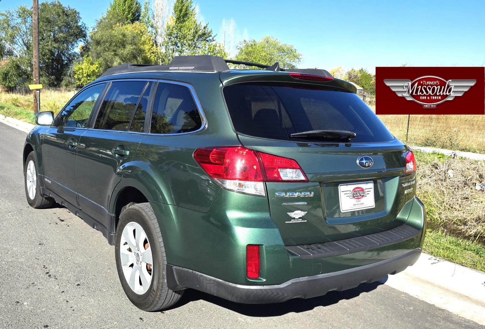 2011 Green /White Subaru Outback 2.5i Premium (4S4BRBFC2B3) with an 2.5L H4 DOHC 16V engine, Continuously Variable Transmisson transmission, located at 450 N Russell, Missoula, MT, 59801, (406) 543-6600, 46.874496, -114.017433 - Clean AWD Outback. Only 127K Miles. 2.5L H4 Engine. Automatic Transmission. Power Windows and Locks. heated Seats. Power Drivers Seat. Bluetooth Audio and Phone. Interior is impeccable. Runs and Drives Excellent. 2 Owner. Clean Carfax. - Photo#6