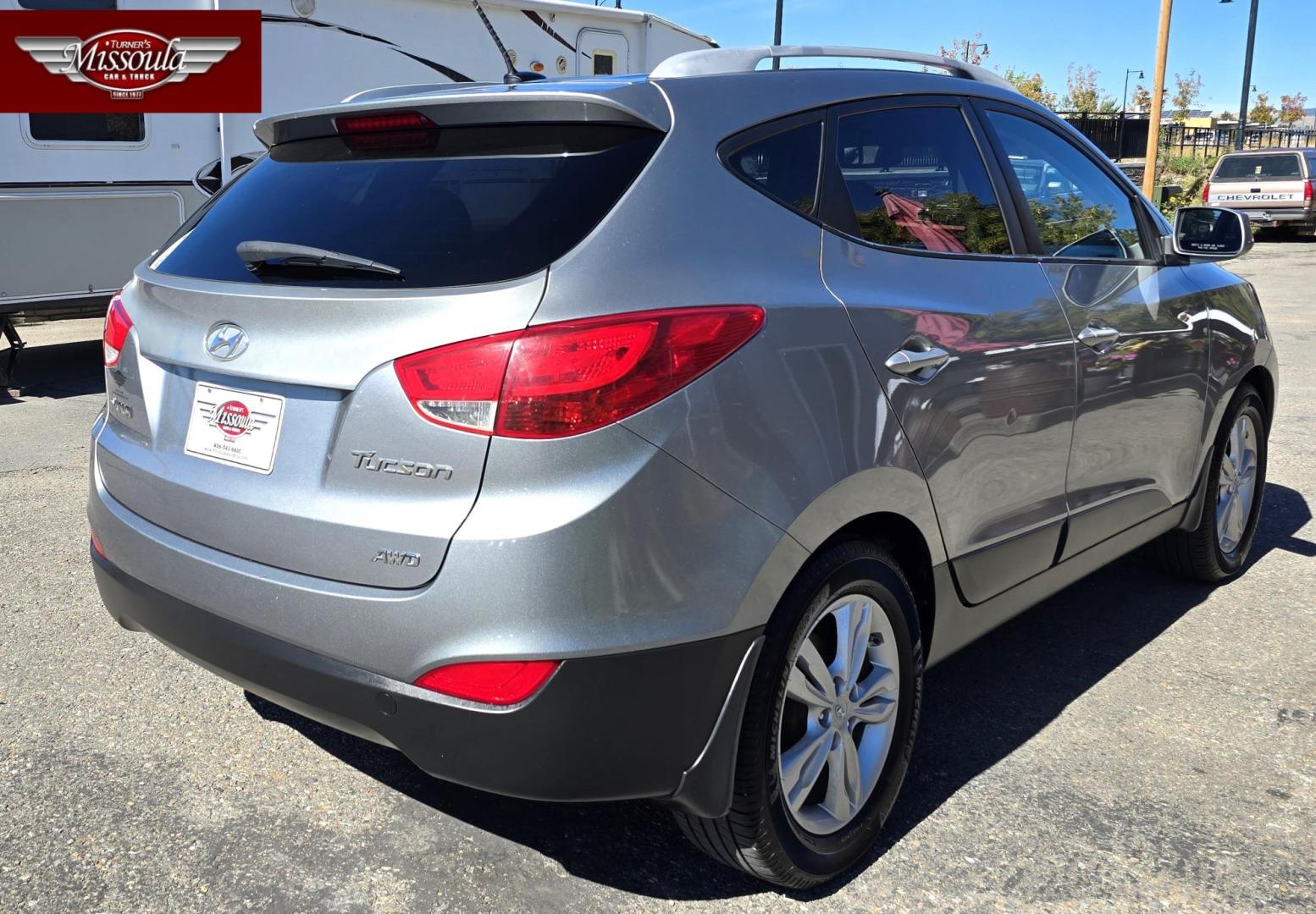 2010 Silver /Black Hyundai Tucson GLS AWD (KM8JUCAC5AU) with an 2.4L L4 DOHC 16V engine, 6-Speed Auto transmission, located at 450 N Russell, Missoula, MT, 59801, (406) 543-6600, 46.874496, -114.017433 - All Wheel Drive SUV. Runs Amazing. 2.4L I4 Engine. 6 Speed Automatic Transmission. Air. Cruise. Tilt. Nice Michelin Tires. Power Windows and Locks. AM FM XM CD. Bluetooth Audio and Phone. Clean Carfax. Excellent Fuel Economy for an AWD SUV. - Photo#5