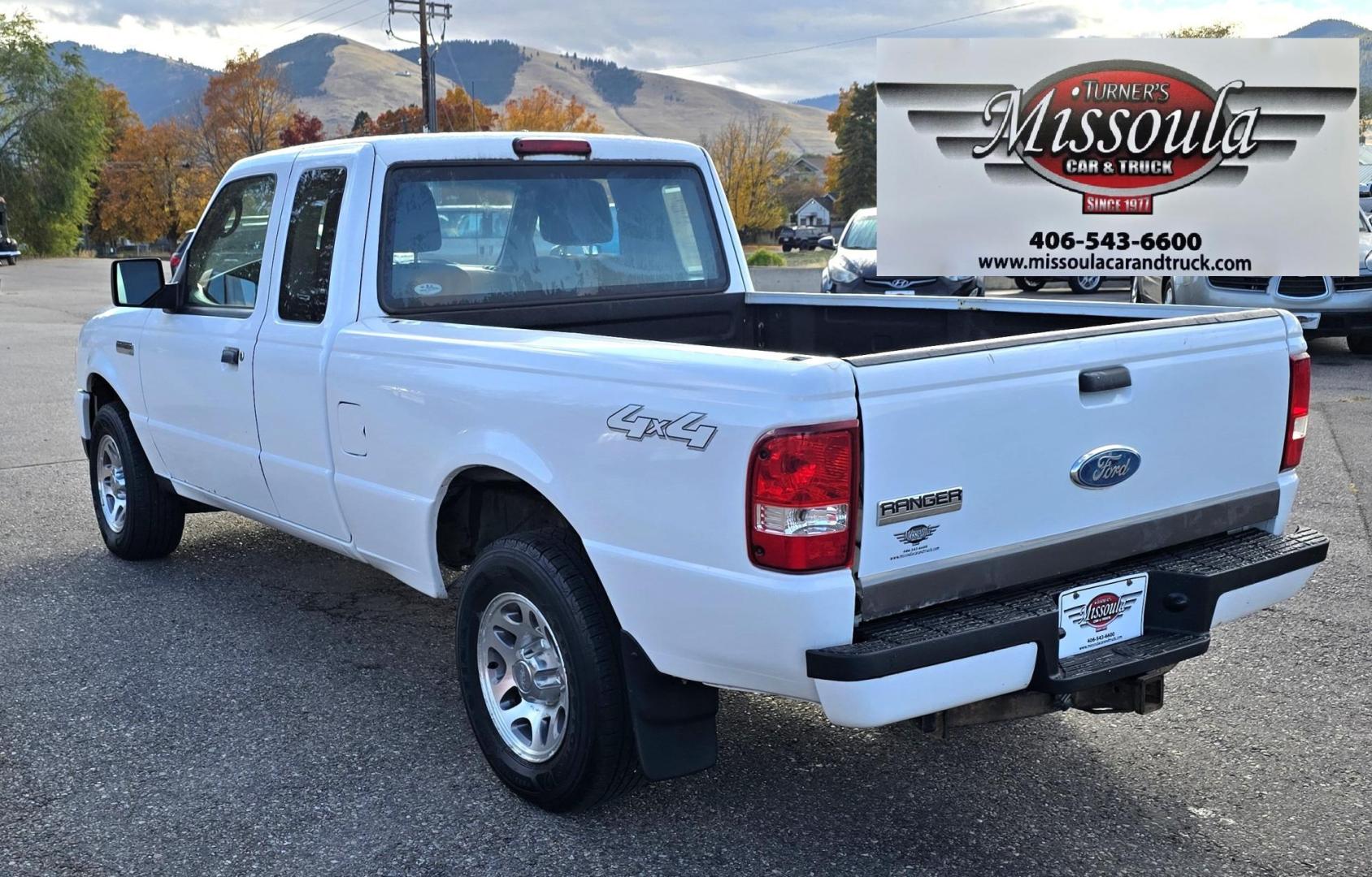 2011 White /Black Ford Ranger XLT SuperCab 4-Door 4WD (1FTLR4FE5BP) with an 4.0L V6 SOHC 12V engine, Automatic transmission, located at 450 N Russell, Missoula, MT, 59801, (406) 543-6600, 46.874496, -114.017433 - Former Animal Control Truck. 4 Wheel Drive. 4.0L V6 Engine. Automatic Transmission. Air Cruise Tilt. Power Windows and Locks. Towing. Runs Well. - Photo#8