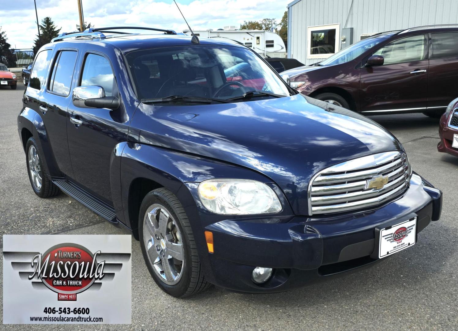 2010 Blue /Black Chevrolet HHR LT1 (3GNBACDV2AS) with an 2.4L L4 DOHC 16V FFV engine, 4-Speed Automatic transmission, located at 450 N Russell, Missoula, MT, 59801, (406) 543-6600, 46.874496, -114.017433 - Beautiful Deep Blue HHR. 2 Owner. Clean Carfax. 2.4L I4 Engine. Automatic Transmission. Air. Cruise. Tilt. Heated Front Seats. Power Drivers Seat. Power Sunroof. Remote Start. Power Windows and Locks. AM FM CD Player. - Photo#7