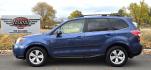 2014 Blue /White Subaru Forester 2.5i Touring (JF2SJAPC6EH) with an 2.5L H4 SOHC 16V engine, 6-Speed Automatic transmission, located at 450 N Russell, Missoula, MT, 59801, (406) 543-6600, 46.874496, -114.017433 - Super Clean One Owner AWD Forester. 2.5 H4 Engine. Automatic Transmission. Air. Cruise. Tilt. Power Sunroof. Navigation. Backup Camera. Bluetooth Audio and Phone. Heated Seats. Clean Title and Carfax. - Photo#0