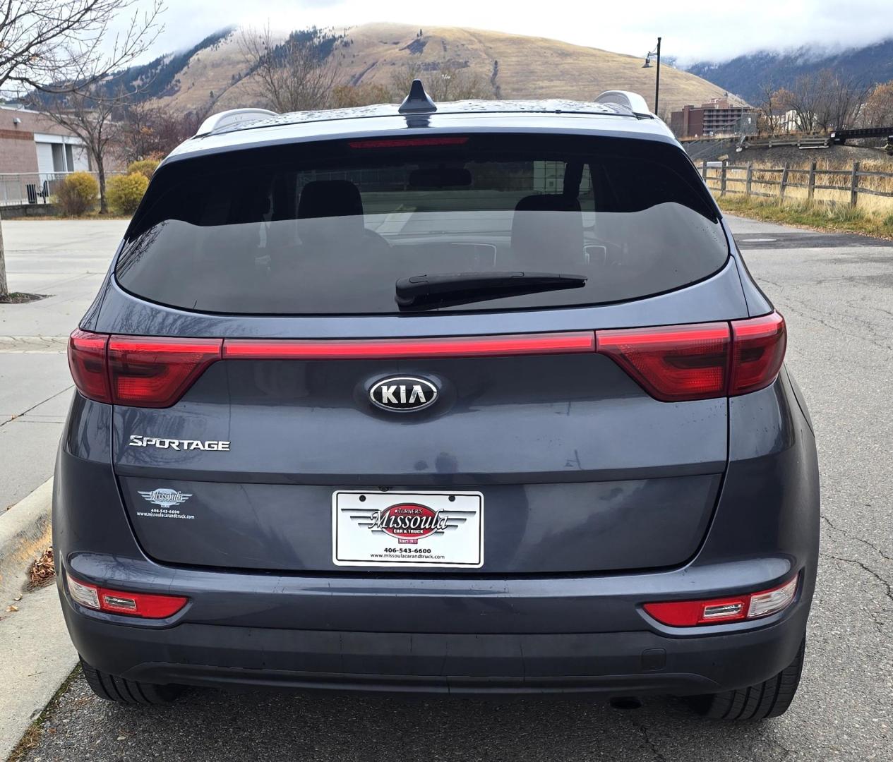 2017 Blue /White Kia Sportage LX AWD (KNDPMCACXH7) with an 2.4L V6 DOHC 24V engine, 6A transmission, located at 450 N Russell, Missoula, MT, 59801, (406) 543-6600, 46.874496, -114.017433 - Photo#7