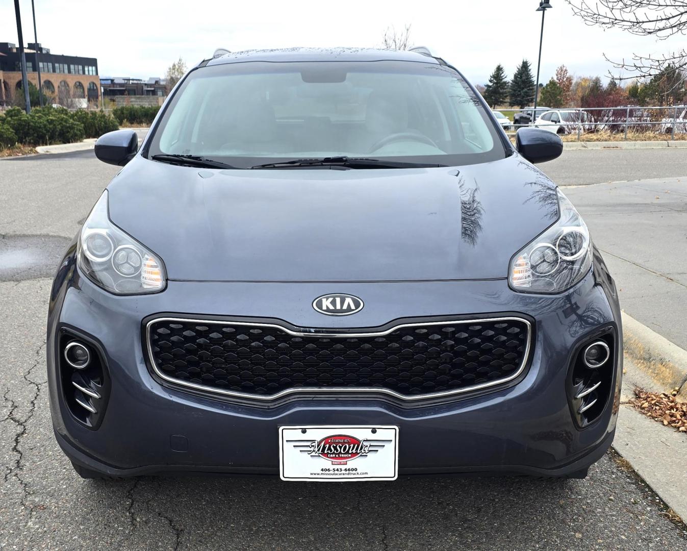 2017 Blue /White Kia Sportage LX AWD (KNDPMCACXH7) with an 2.4L V6 DOHC 24V engine, 6A transmission, located at 450 N Russell, Missoula, MT, 59801, (406) 543-6600, 46.874496, -114.017433 - Photo#3