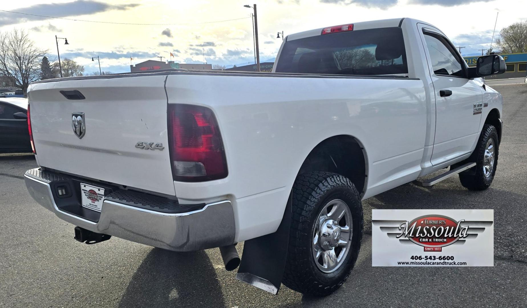 2015 White /Black RAM 2500 Tradesman Regular Cab 4WD (3C6MR5AJ5FG) with an 6.4L V8 engine, 6-Speed Automatic transmission, located at 450 N Russell, Missoula, MT, 59801, (406) 543-6600, 46.874496, -114.017433 - Photo#6