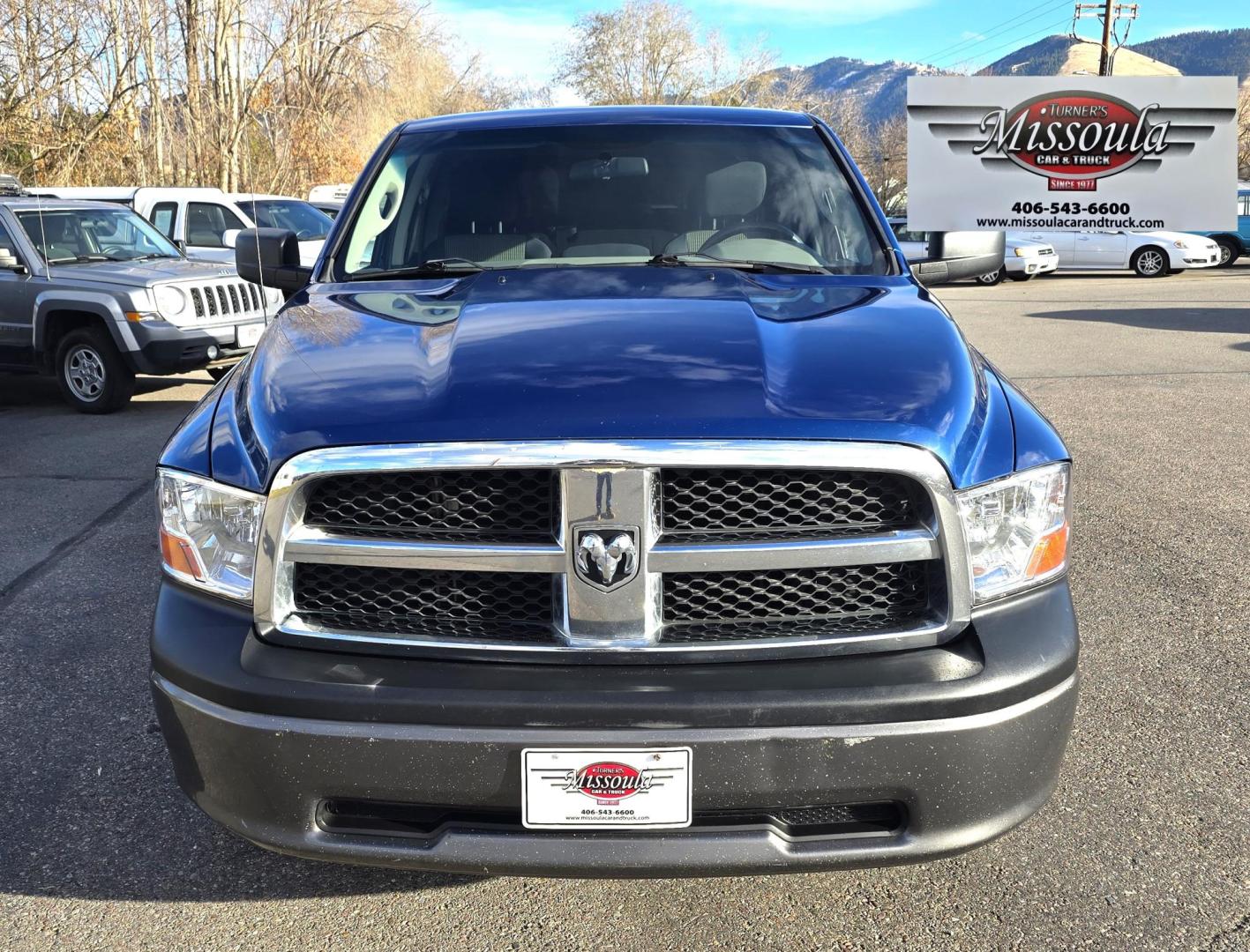 2010 Blue /Black Dodge Ram 1500 Laramie Quad Cab 4WD (1D7RV1GP2AS) with an 4.7L V8 SOHC 16V FFV engine, 5-Speed Automatic transmission, located at 450 N Russell, Missoula, MT, 59801, (406) 543-6600, 46.874496, -114.017433 - Photo#6