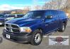 2010 Blue /Black Dodge Ram 1500 Laramie Quad Cab 4WD (1D7RV1GP2AS) with an 4.7L V8 SOHC 16V FFV engine, 5-Speed Automatic transmission, located at 450 N Russell, Missoula, MT, 59801, (406) 543-6600, 46.874496, -114.017433 - Photo#1