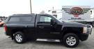 2007 Black /Black Chevrolet Silverado 1500 LT1 2WD (1GCEC14C67Z) with an 4.8L V8 OHV 16V engine, 4-Speed Automatic Overdrive transmission, located at 450 N Russell, Missoula, MT, 59801, (406) 543-6600, 46.874496, -114.017433 - Photo#4