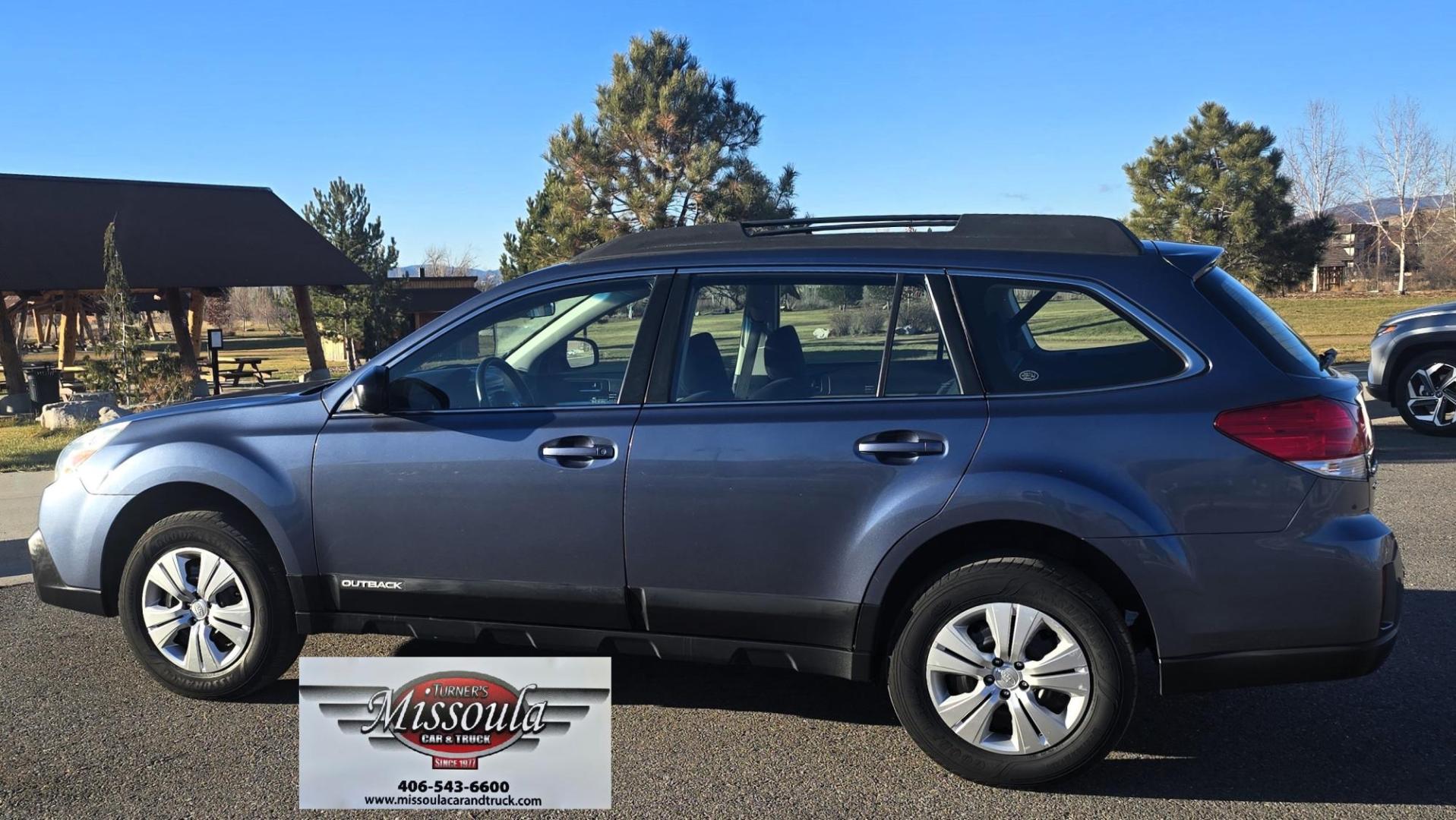 2013 Blue /Black Subaru Outback 2.5i (4S4BRBAC2D1) with an 2.5L H4 DOHC 16V engine, 6 Speed Manual transmission, located at 450 N Russell, Missoula, MT, 59801, (406) 543-6600, 46.874496, -114.017433 - One Owner Outback. Good Miles. 2.5L H4 Engine. Hard to Find 6 Speed Manual Transmission. Air Cruise Tilt. Bluetooth Audio and Phone. Power Windows and Locks. Drives and Shifts Great! - Photo#2