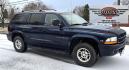 2000 Blue /Gray Dodge Durango 4WD (1B4HS28Z3YF) with an 5.9L V8 OHV 16V engine, 4-Speed Automatic Overdrive transmission, located at 450 N Russell, Missoula, MT, 59801, (406) 543-6600, 46.874496, -114.017433 - Great Running 4WD SUV. 5.9L V8 Engine. Automatic. 3rd Row Seating. Air. Cruise. Tilt. Power Windows and Locks. Towing. Does have a check engine light on that says Cam Position Sensor. Passenger Rear Windows doesn't work. Drivers seat has a couple tears. Front Bumper needs painted. Not a perfect vehi - Photo#0