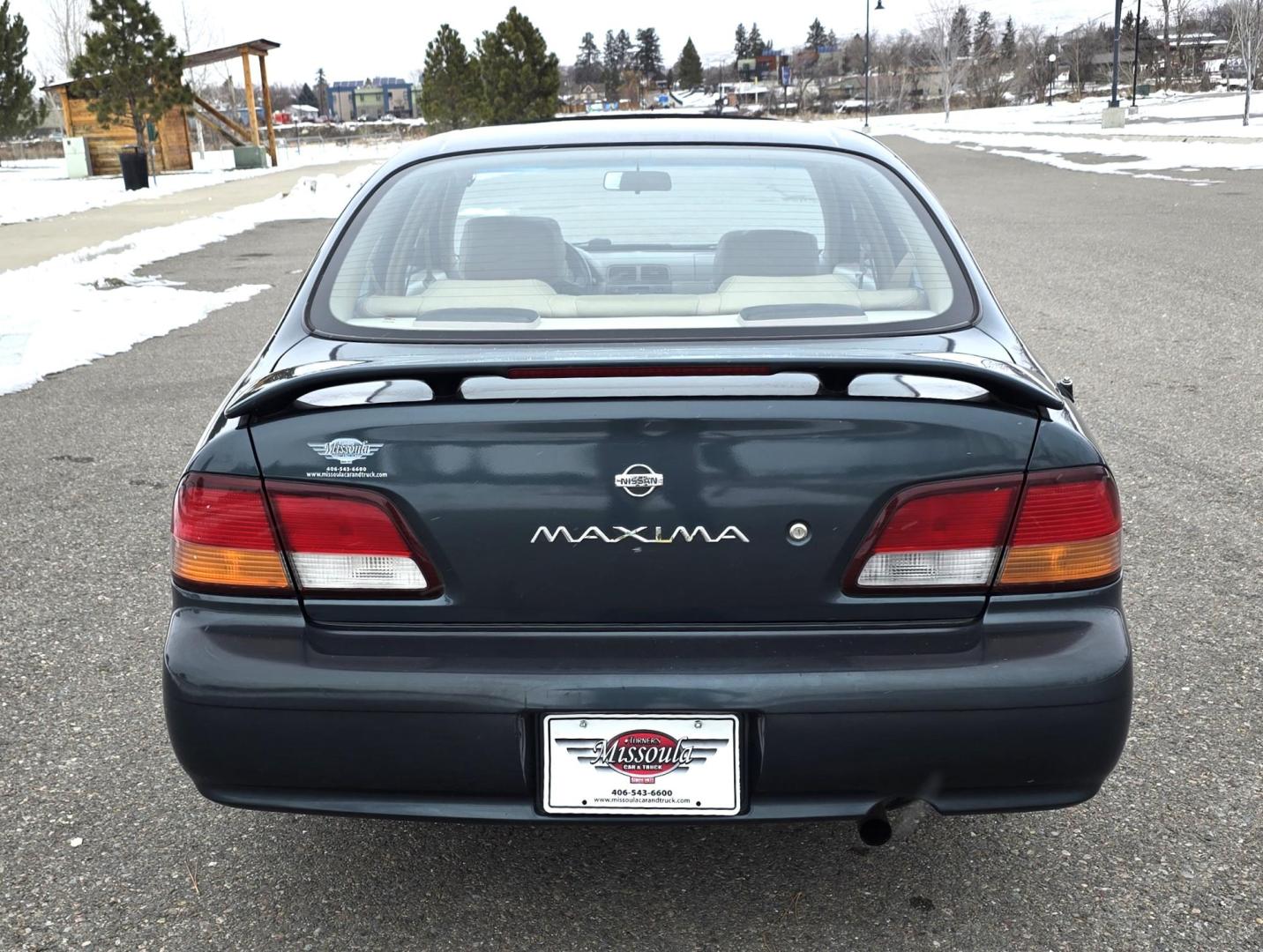 1998 Green /Tan Nissan Maxima SE (JN1CA21A1WT) with an 3.0L V6 DOHC 24V engine, 4-Speed Automatic Overdrive transmission, located at 450 N Russell, Missoula, MT, 59801, (406) 543-6600, 46.874496, -114.017433 - Very Nice Maxima in excellent condition. 3.0L V6 Engine. Automatic Transmission. Power Sunroof. Air. Cruise. Tilt. Power Windows and Locks. Aftermarket Touch Screen Cd Player with Bluetooth audio and phone. American Racer Wheels with Newer Tires. Extra SEt of Wheels with Studded Snow Tires. 3 Owner - Photo#9