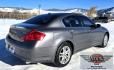 2012 Grey /Black Infiniti G Sedan 37x AWD (JN1CV6AR5CM) with an 3.7L V6 DOHC 24V engine, 5-Speed Automatic transmission, located at 450 N Russell, Missoula, MT, 59801, (406) 543-6600, 46.874496, -114.017433 - Really Nice Luxury Sedan. All Wheel Drive. 3.7L v6 Engine. Automatic Transmission. Power Sunroof. Leather Heated Power Seats. Air. Cruise. Tilt. Bluetooth Audio and Phone. AM FM XM. Backup Camera. New Tires. - Photo#2