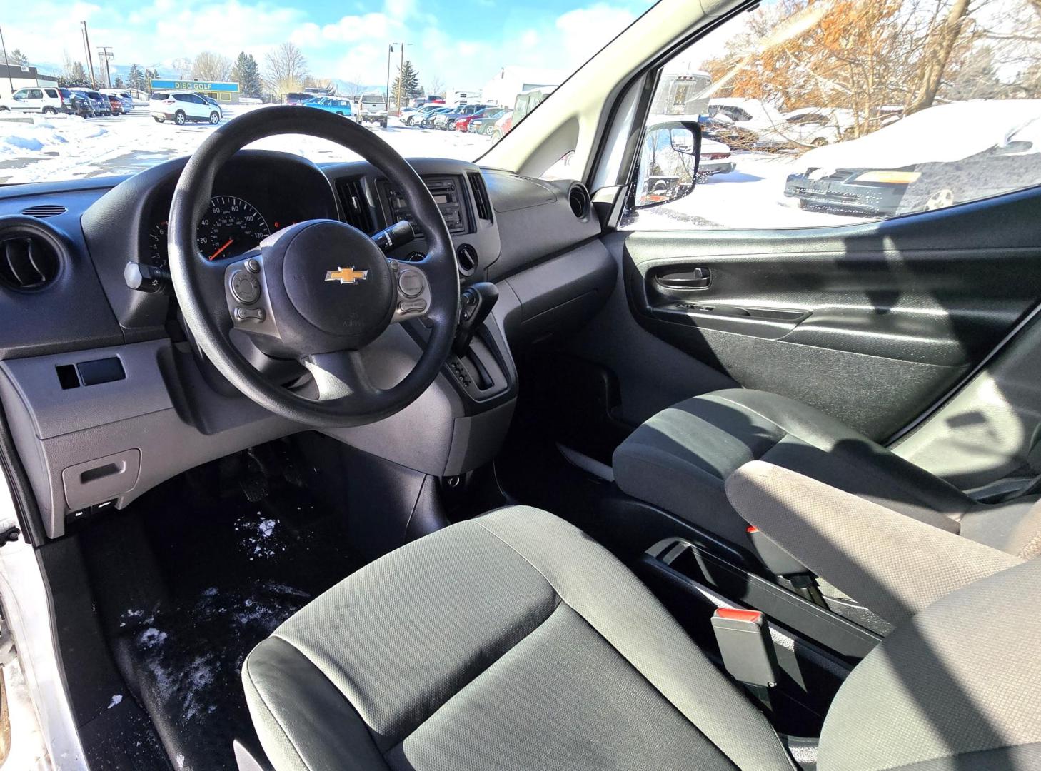 2017 White /Black Chevrolet City Express LS (3N63M0YN6HK) with an 2.0L L4 DOHC 16V engine, CVT transmission, located at 450 N Russell, Missoula, MT, 59801, (406) 543-6600, 46.874496, -114.017433 - Clean One Owner Express Van with only 83K Miles. 2.0L H4 Engine. Automatic Transmission. Air. Cruise. Tilt. AM FM Cd Player. Excellent Condition. Has some very light ghost prints front the previous owner's business decals. Would be great for a delivery service or a small contractor. - Photo#7