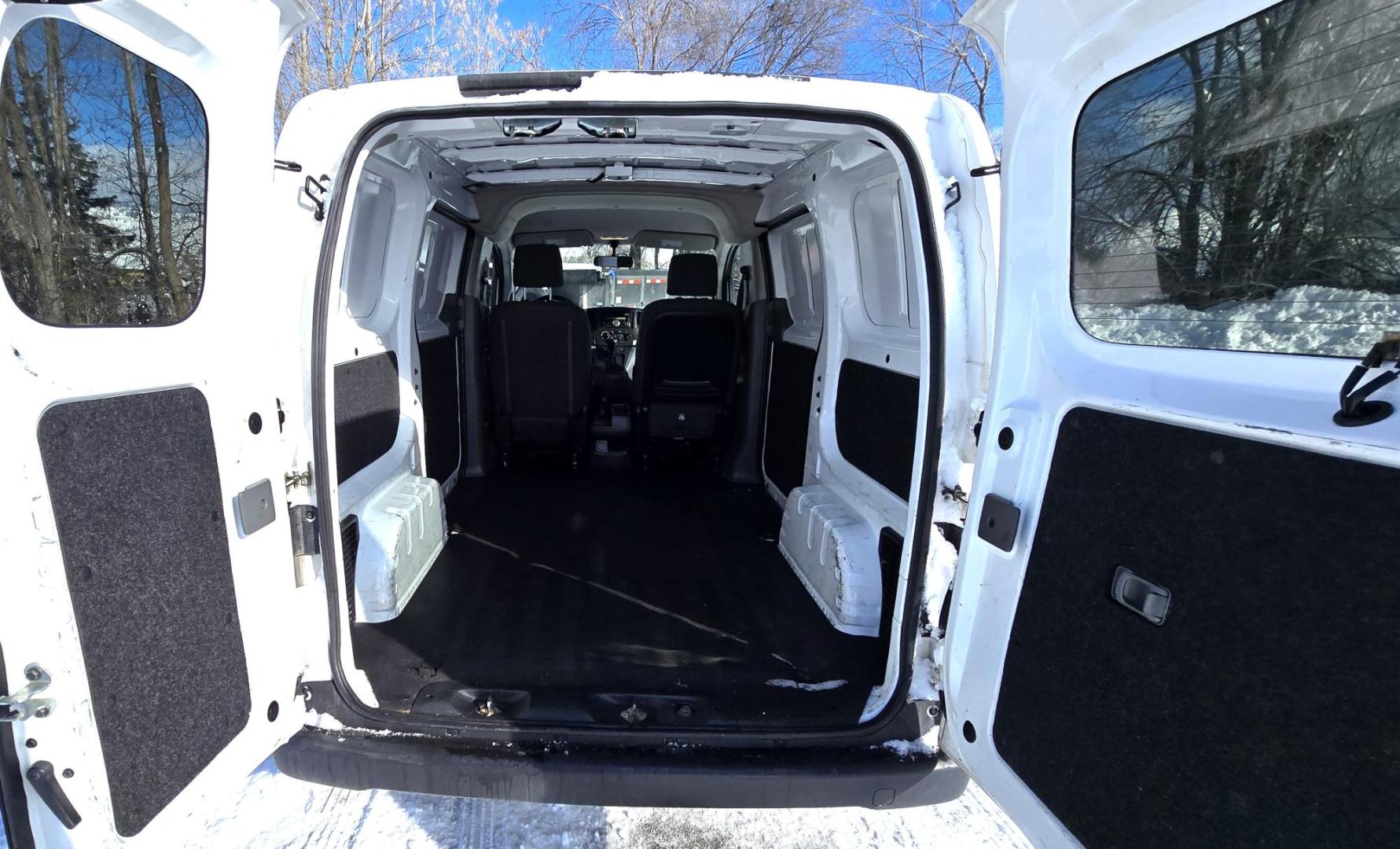 2017 White /Black Chevrolet City Express LS (3N63M0YN6HK) with an 2.0L L4 DOHC 16V engine, CVT transmission, located at 450 N Russell, Missoula, MT, 59801, (406) 543-6600, 46.874496, -114.017433 - Clean One Owner Express Van with only 83K Miles. 2.0L H4 Engine. Automatic Transmission. Air. Cruise. Tilt. AM FM Cd Player. Excellent Condition. Has some very light ghost prints front the previous owner's business decals. Would be great for a delivery service or a small contractor. - Photo#11