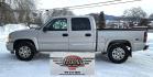 2005 Silver /Gray GMC Sierra 1500 SLE Crew Cab Short Bed 4WD (2GTEK13T151) with an 5.3L V8 OHV 16V engine, 4-Speed Automatic Overdrive transmission, located at 450 N Russell, Missoula, MT, 59801, (406) 543-6600, 46.874496, -114.017433 - Photo#1